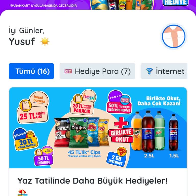 KazandıRio KazandiRio KFC Menü 1GB Hatası