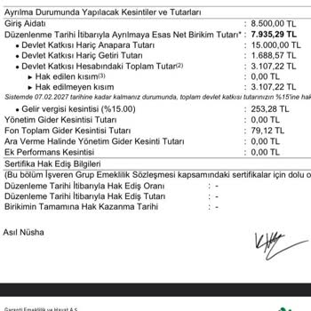 Garanti Bankası Bireysel Emeklilik Usulsüz Madde