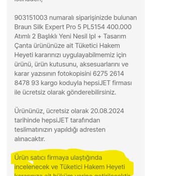 Hepsiburada Satıcı Ve Online Platformun THH Kararına Uymama Sorunu