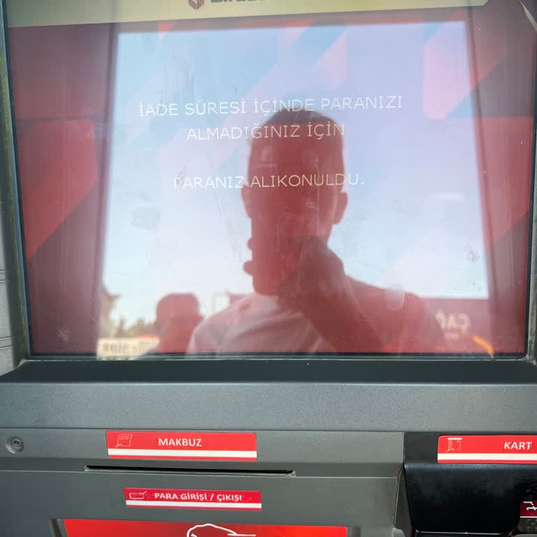 Ziraat Bankası Ziraat ATM Paraya El Koydu
