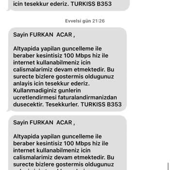 TURKISS Turk İSS İnternet Mağduru