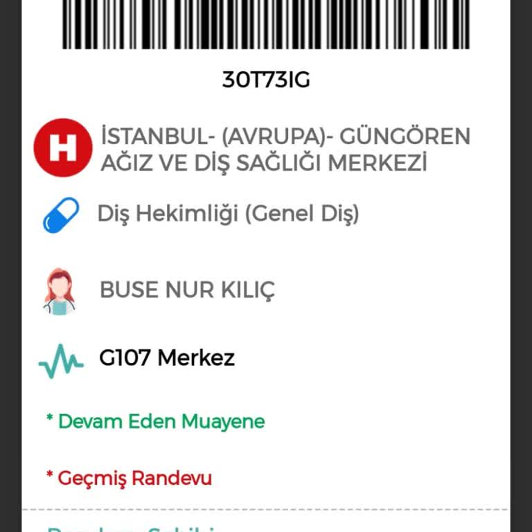 MHRS - 182 Ağız Diş Çene Cerrahisi Randevu Alamıyorum