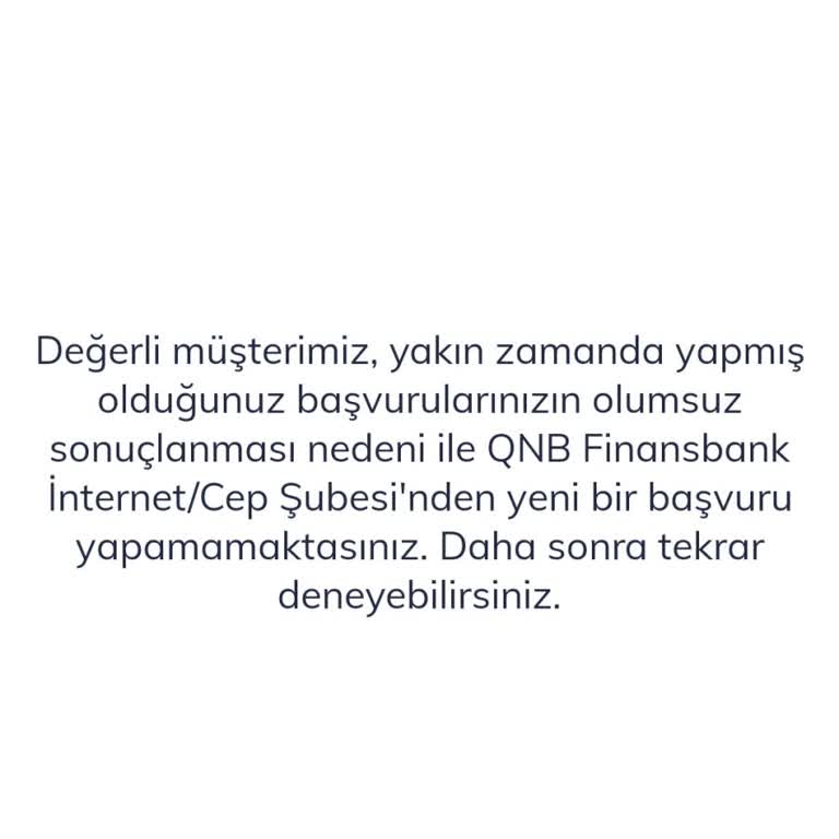 QNB Finansbank'ın Faizsiz Kredi Vaadi Gerçek Dışı