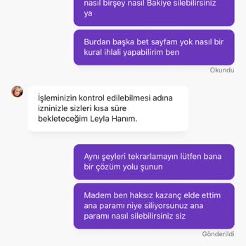 Getirbet Kazancımı Ana Paramı Ödemiyorlar