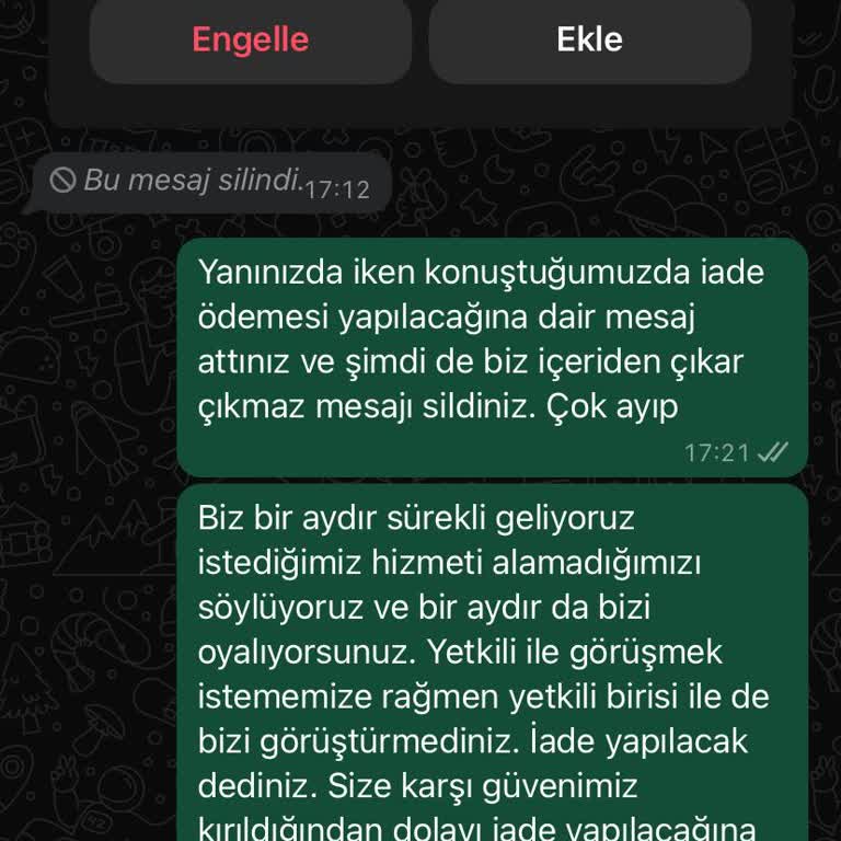 Suit Güzellik Merkezi Para Aldı Fakat Satın Aldığım İşlemleri Yapmadı