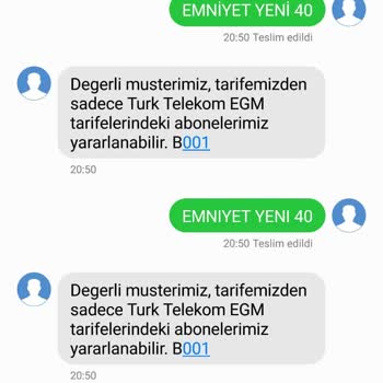 Türk Telekom Tarife Değiştirme Sorunu