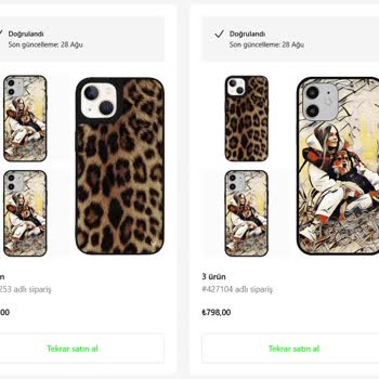 Deercase Sipariş İptal Edilmiyor