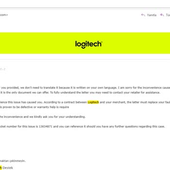 My Logitech G Pro Keyboard Was Defective From Day One and Pazarama Is Not Helping