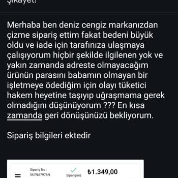 Stil Durağı Adlı İşletme Müşteri Mağduriyeti