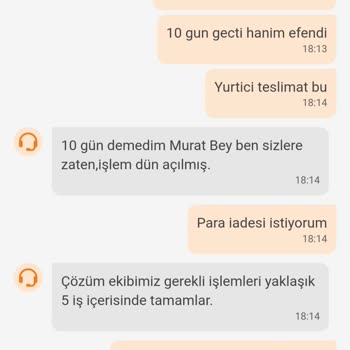 Trendyol Teslim Edilmeyen Kargo Da Sorumluluk Almıyor.