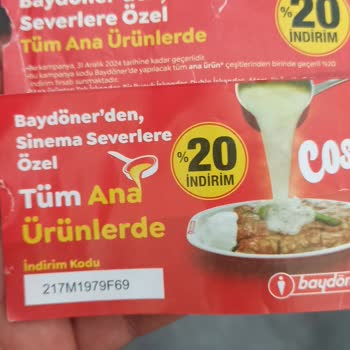 Baydöner Tarihi Geçmemiş İndirim Kuponu Almadı