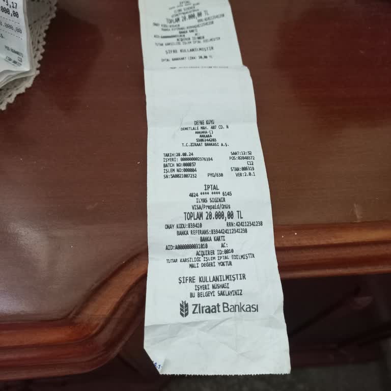 Ziraat Bankası'ndan İptal Edilen İşlemin Hesabıma Geçmemesi