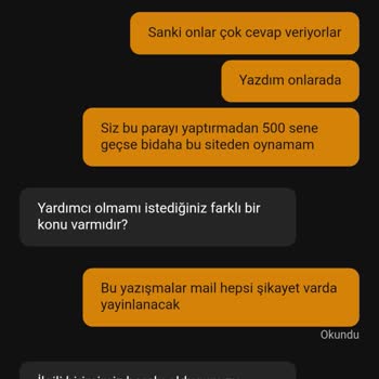 Bahis Senin Uzun Süredir Oynadığım Sitede Haksız Para Silinmesi