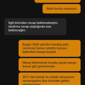 Bahis Senin Uzun Süredir Oynadığım Sitede Haksız Para Silinmesi