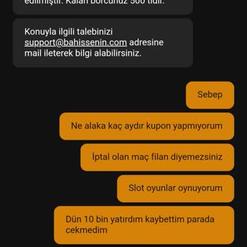 Bahis Senin Uzun Süredir Oynadığım Sitede Haksız Para Silinmesi