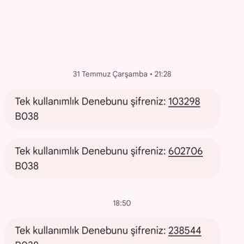Denebunu Doğrulama Kodu Şikayeti