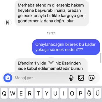 Keikei Para İade Edilmiyor
