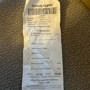 Yemeksepeti Parama El Koyuldu
