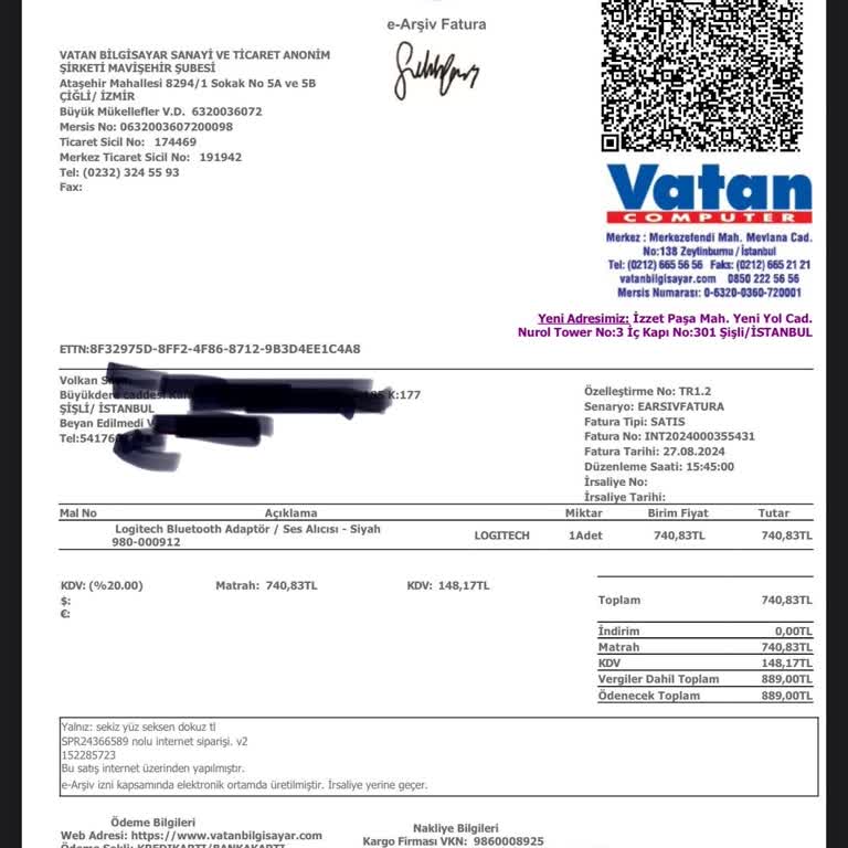 Vatan Bilgisayar Ürün Tedarik Ve Kargolama Sorunu