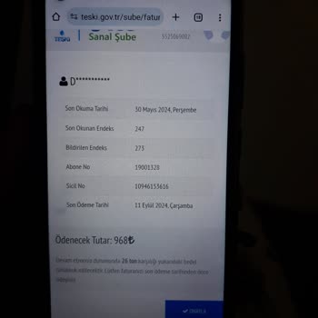 TESKİ Sayaç Okuma Yapmıyor