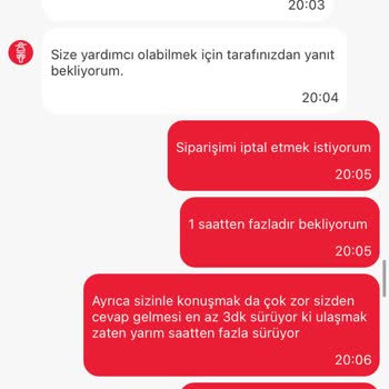 Tıkla Gelsin Müşteri Hizmetleri Kötülüğü