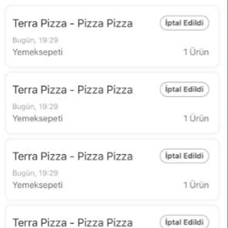 Yemeksepeti Sipariş İptal Olmasına Rağmen Parayı 2 Kere Çekti