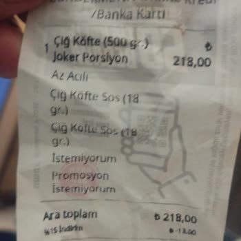 Komagene Bayat Çiğköfte Ve Kurtlu Marul Gönderdi