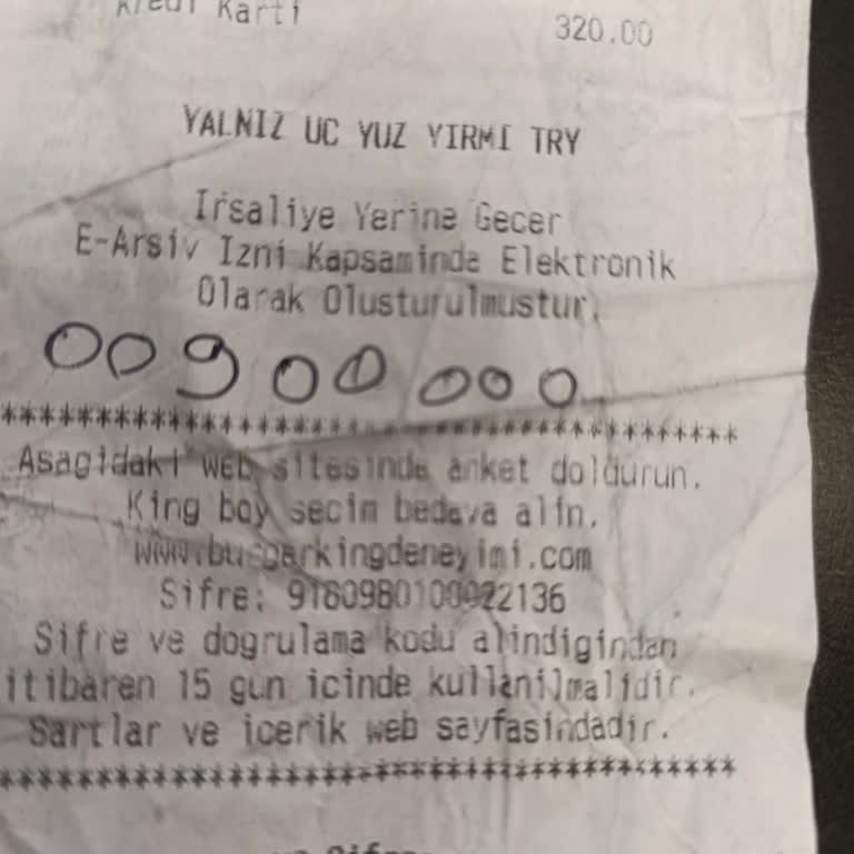 Burger King Samsun Atakum'da Anket Koduyla Bedava King Boy Hüsranı