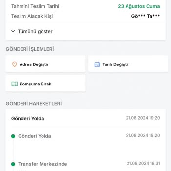 Trendyol Express Trendyol ON8 Kargo Sorunu: Bilgim Dışında İade Edildi!