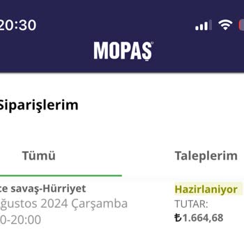 Mopaş Market Siparişinde Gecikme Ve Yetersiz Müşteri Hizmeti