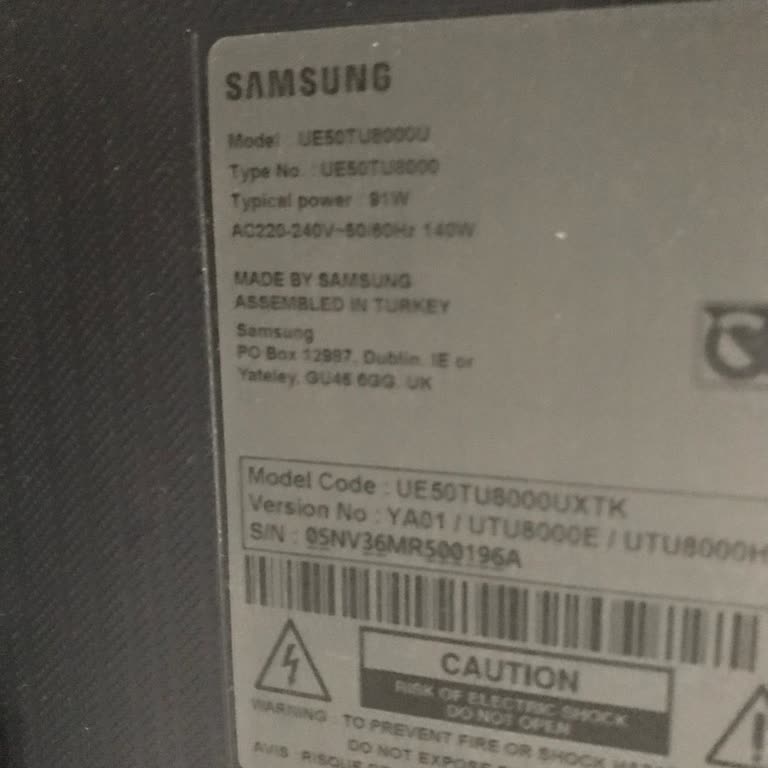 Samsung 50TU8000 Panel Arızası