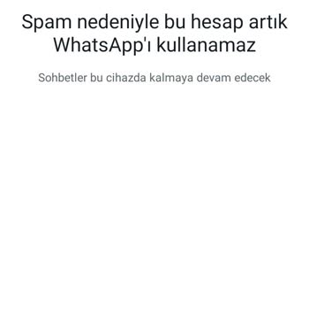 WhatsApp Hesap Şikayeti