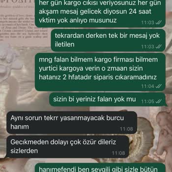 Kıyafet Sepeti Elbise Günlerdir Gelmiyor