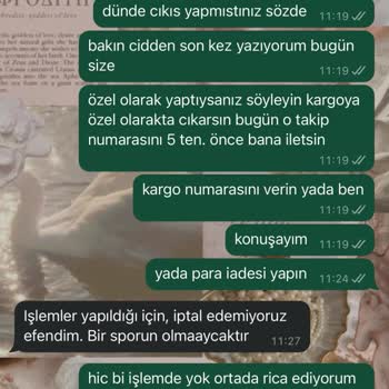 Kıyafet Sepeti Elbise Günlerdir Gelmiyor