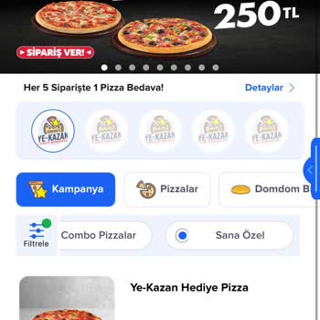 Domino's Pizza Hakkım Olan Ücretsiz Pizzamı Vermediler