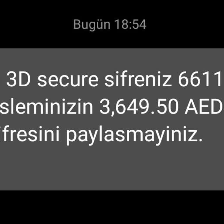 Akbank Cep Şifreden Alakasız Mesaj