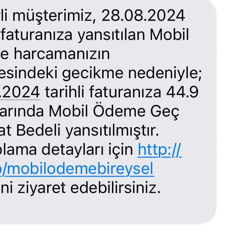 Vodafone Mobil Ödeme Ücretleri ve Haksız Ceza