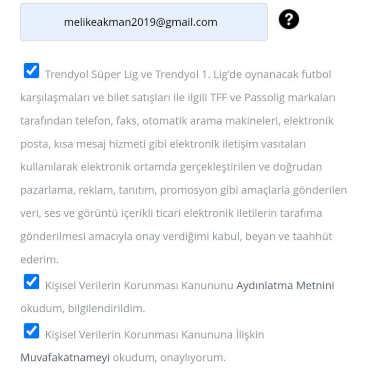 Passo Lig Başvurusu Esnasında Hata