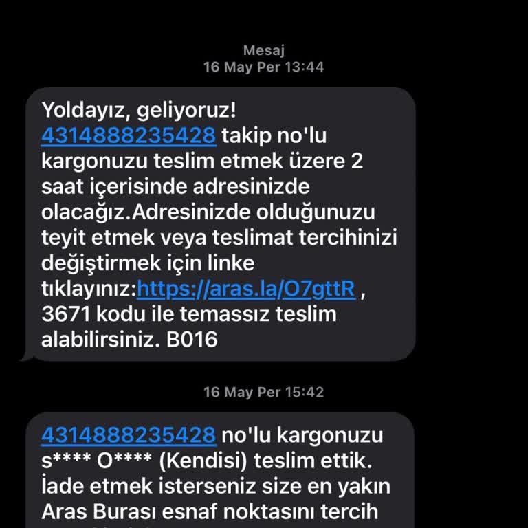 Aras Kargo Kargom Kayıp Teslim Edildi Diyor Ama Kargo Yok