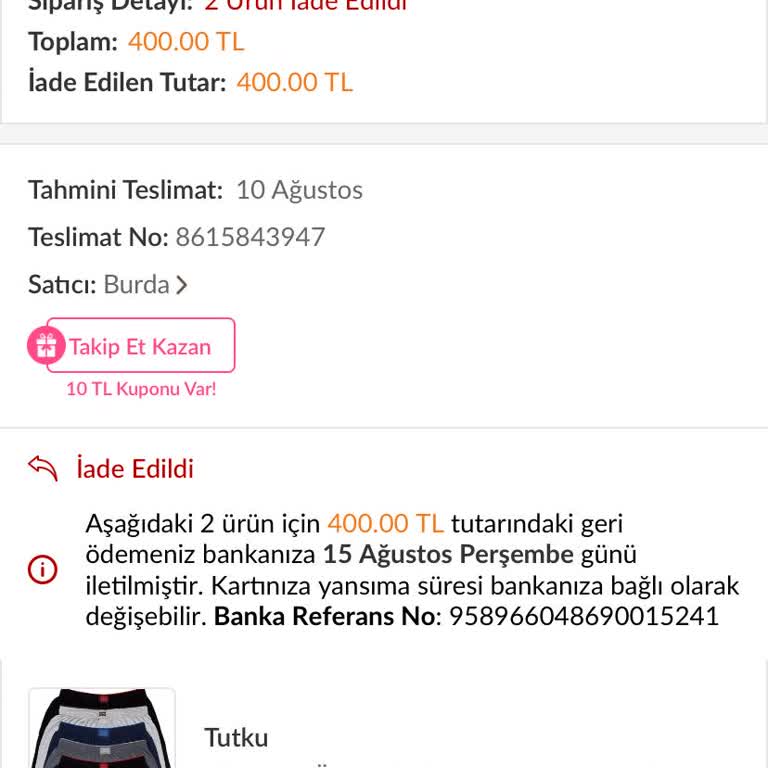 Trendyol Satın Alınan Ürünün Teslim Edilmemesi