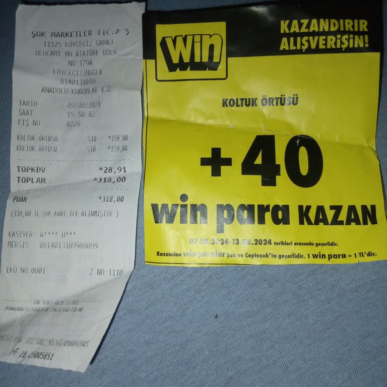 Şok Market Win Aldatmacası