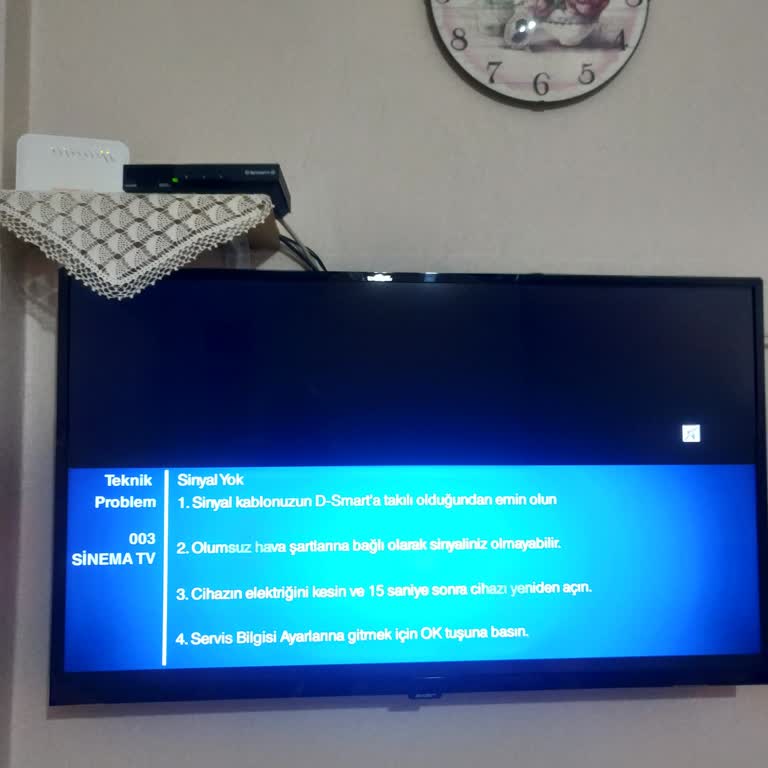 D-Smart Tv Sinyal Yok