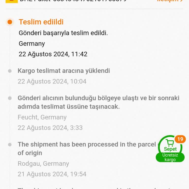 DHL Siparişim Geldi Görünüyor Ama Henüz Gelmedi!