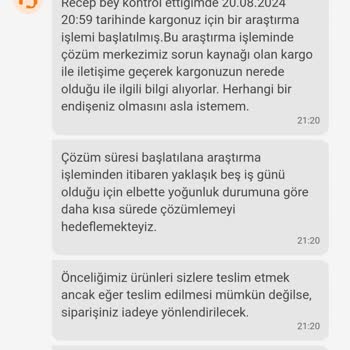 Trendyol Sipariş İptali Ve Ücret İadesi Sorunu