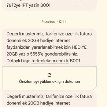 Türk Telekom Kampanyalı Tarifeyi İptal Etti.