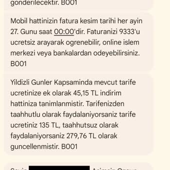 Türk Telekom Kampanyalı Tarifeyi İptal Etti.