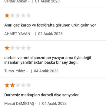 Koçtaş Satıcı Firması Assur Plus...