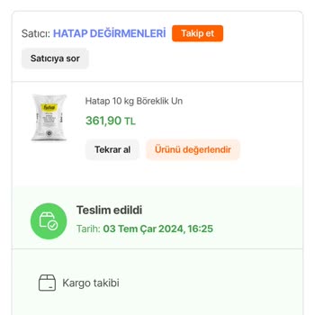 Hatap Değirmenleri Aldığım Unun Kalitesizliği Ve Mağduriyetim