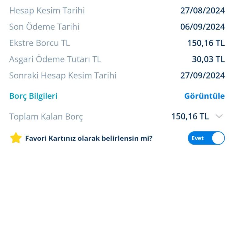 Denizbank Kesinti Kredi Kartı