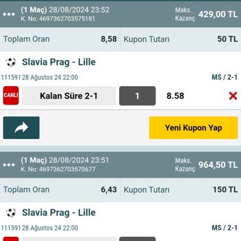 Nesine Kazanıldığı Halde Kaybetti